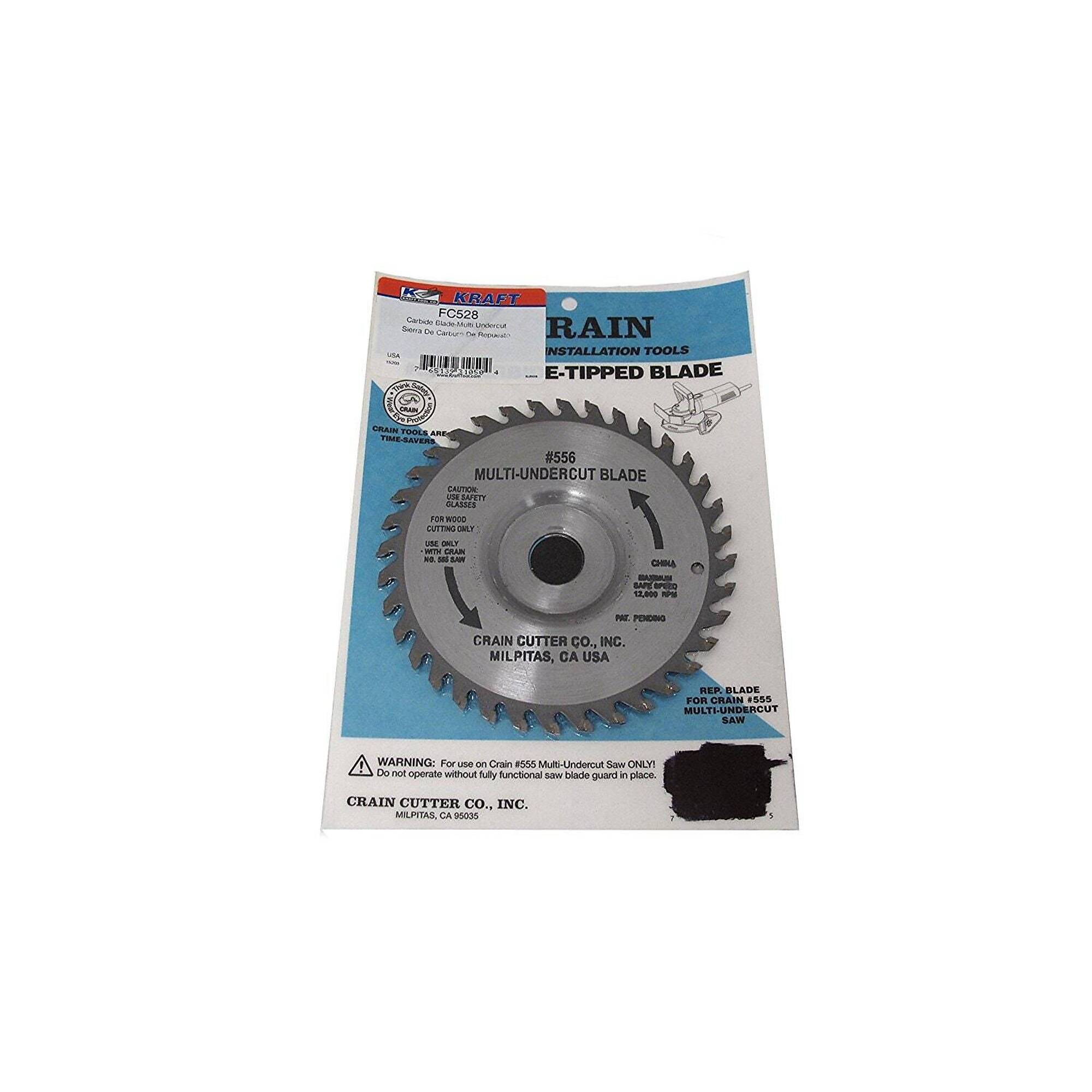 Kraft Tools FC528 36" Carbide Replacement Blade F/Multi-Undercut Saw (FC527)